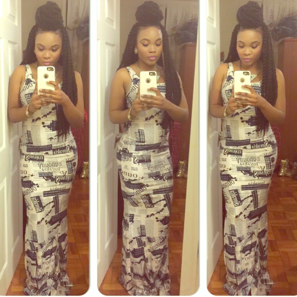 Long maxi dress